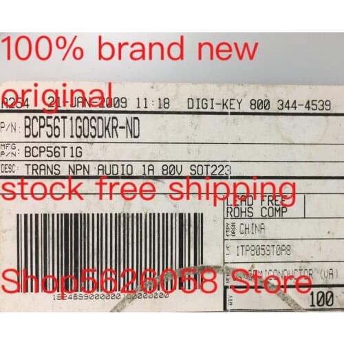 BCP56T1G SOT-223 100% new original freeshipping 50PCS-3000PCS/LOT STOCK