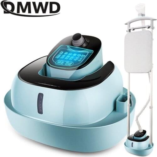 DMWD 2 In 1 Household Double Pole Garment Steamer Electric Ironing Machine Handheld Hanging Clothes Ironing Brush 35S Fast Steam