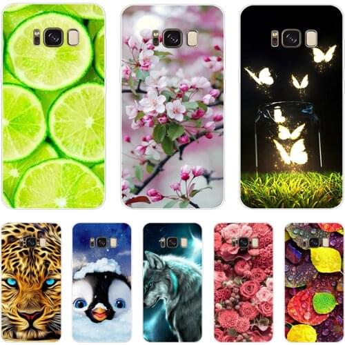Case For Samsung Galaxy S8 Plus Silicone Case Cute Pattern Soft TPU Case For Samsung Galaxy S8 S 8 Plus Bumper Phone Case Coque