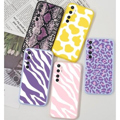 Leopard Zebra Case For Xiaomi Mi 11 Lite Mi Note 10 Pro Lite 9T A3 Redmi Note 7 Pro K30 K20 Pro Case Cover Silicone Soft TPU Cow