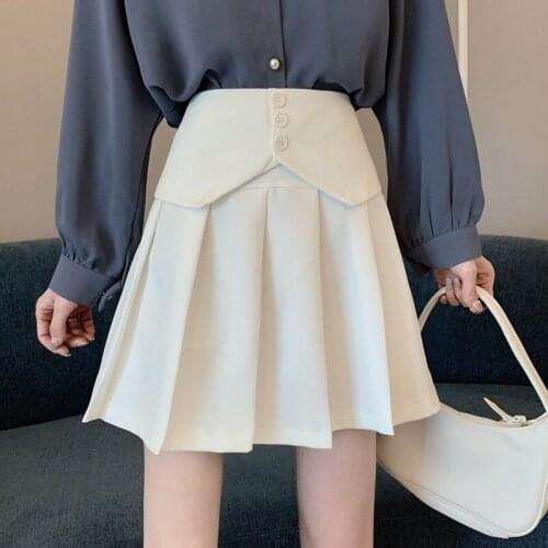 Short Skirt Female Design Sense Niche Pleated Skirt Spring New Fashion Small High Waist Slim Skirt Short Skirt Female