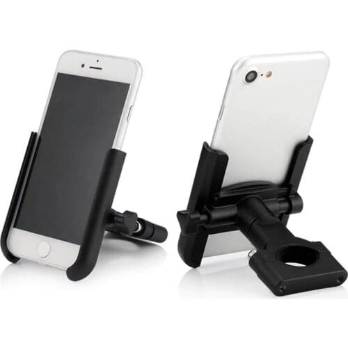 Metal Bike Bicycle Motorcycle Handlebar Mount Holder 360 Degrees Rotation Phone Holder For Iphone Samsung XIAOMI