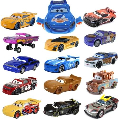 New Disney Pixar Multistyle Racing2 3 New Raymond Lightning McQueen Jackson Storm die-cast metal toy car model birthday gift toy