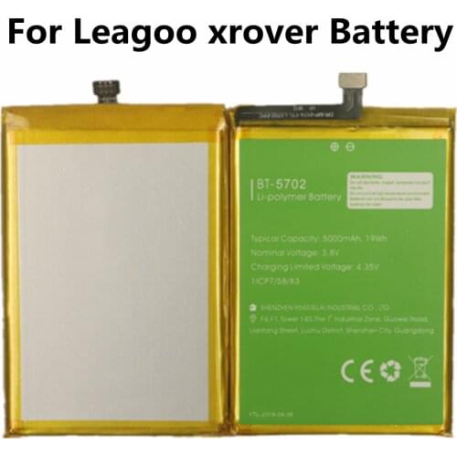 High Quality BT-5702 Battery For Leagoo xrover BT 5702 5000mAh High Capacity Phone Replacement Batteries