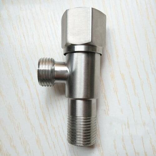 Plumbing hardware home decoration 304 stainless steel triangle valve universal thickened toilet triangle valve high quality octa