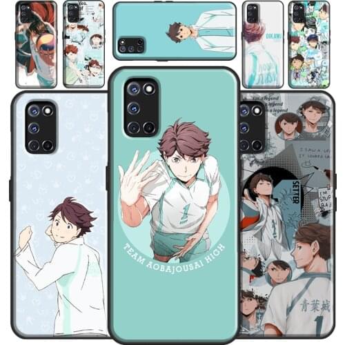 Toru Oikawa Haikyuu!! Case For OPPO A3S A5S A1K A52 A72 A31 A53 A9 A5 2020 A15 A83 A91 F5 Reno 4 Pro Z 2Z Coque