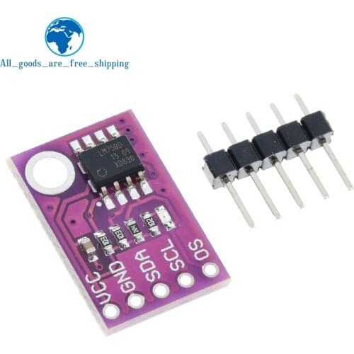 LM75 LM75A Temperature Sensor High Speed I2C Interface High Precision Development Board Module For Arduino