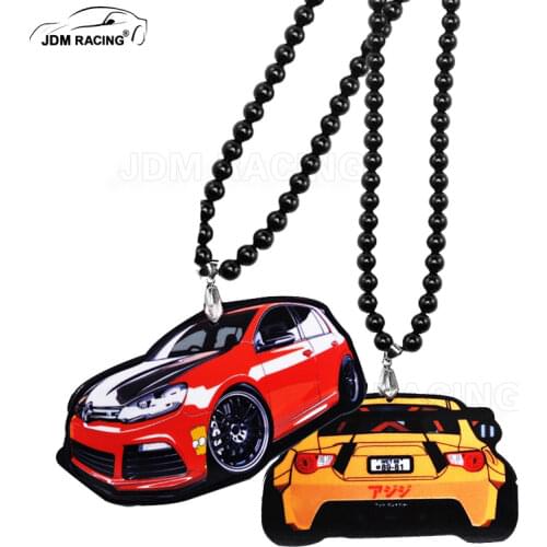 Car Rearview Mirror Hanging Classic Racing Performance Car Rear View Mirror Pendent Decoration Japan Germany Car Modified