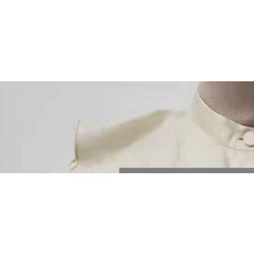 100% Silk 2021 Autumn and Winter New Ruffled Silk Long-sleeved Shirt Women Blouse