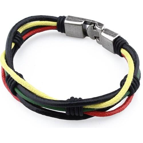 HAWSON Multi Layer Fabric Bracelet Femme Handmade Simple Clasp Bracelets Bangle Ladies Gift