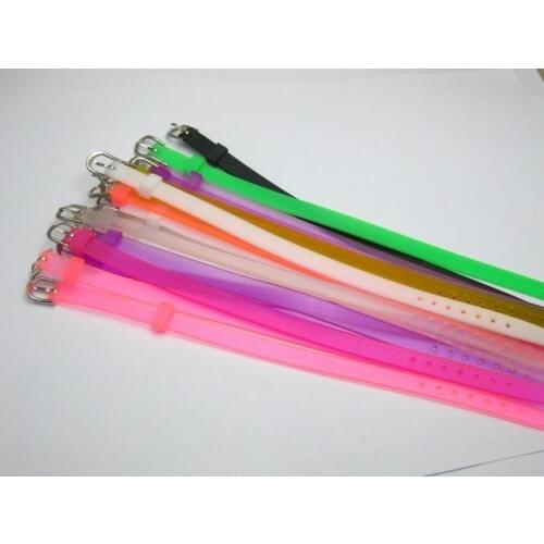 10 Rubber Wrap Bracelet Wristband Fit 8mm Slide Charm