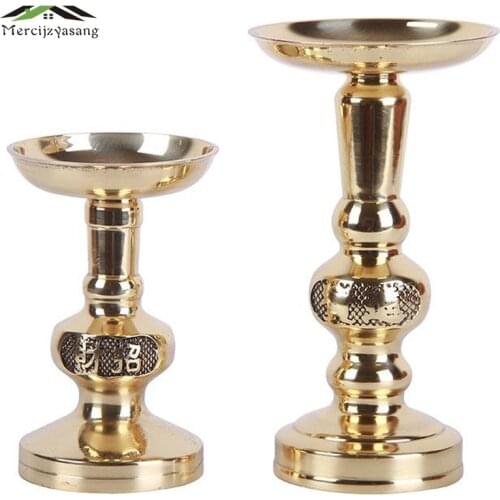 2Pcs/Lot Candle Holder Table Metal Candlestick Geometric Retro Candle Holders for Wedding/Dinner Decoration Candelabra GZT081