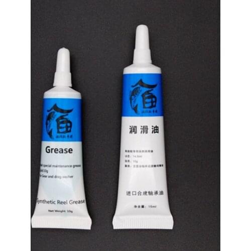 2Pcs Fish Wheel Bearing Lubricant Fishing Reels Oil Lubricant Grease for Universal Reel UT