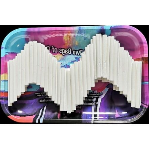 50Pcs DIY Rolling long Filter Smoking Cigarette 8MM Filters holder tobacco weed paper for hand Rolled smoke accessories