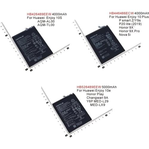 HB446486ECW HB526489EEW HB426489EEW Battery For HuaWei Enjoy 10 Plus P smart Z Y9s P20 Lite Honor 9X Pro Nova 5i 10e 10S Play 9A
