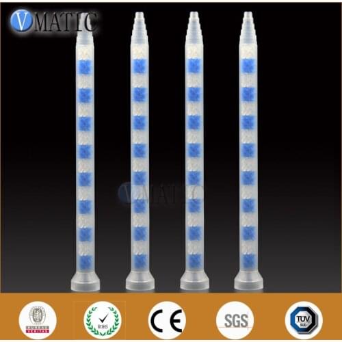 Free Shipping 10pcs GSM9-16 All Purpose Use Glue Dispensing Plastic Static Mixer Nozzle AB Adhesive Mix Tube