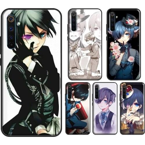 Kuroshitsuji Ciel Phantomhive Case For Realme 7 Pro 6 C3 XT X7 OPPO Find X2 Pro Reno4 For OnePlus 8 7 Pro Nord Coque