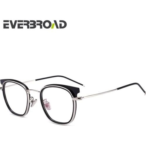 Cheap transparent Spectacle frame for mens and Women Glasses women Oculos De Grau masculino Retro Vint MS-1718102-C