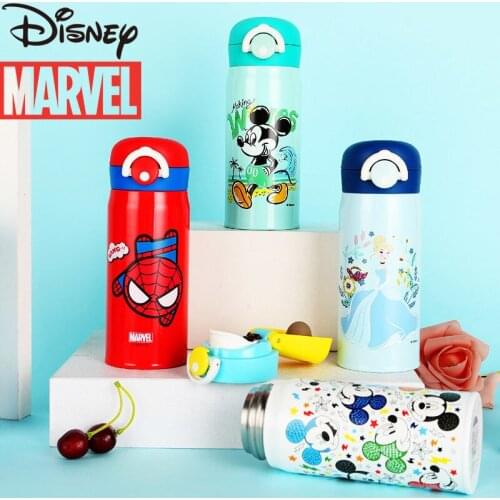 Disney Princess Marvel Childrens Mug New Mickey Mouse Direct Drinking Cup Stainless Steel Student Mug