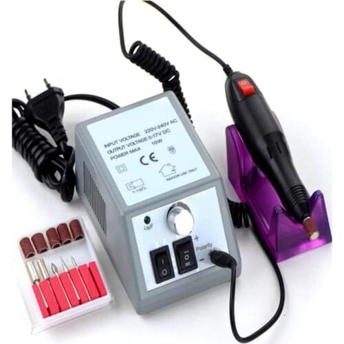 Electric Nail Gel Nail Drill Acrylic Drill Mini Nail Electric File Nail Art Drill Strong Drill Bits Nails Manicure Nail Machine