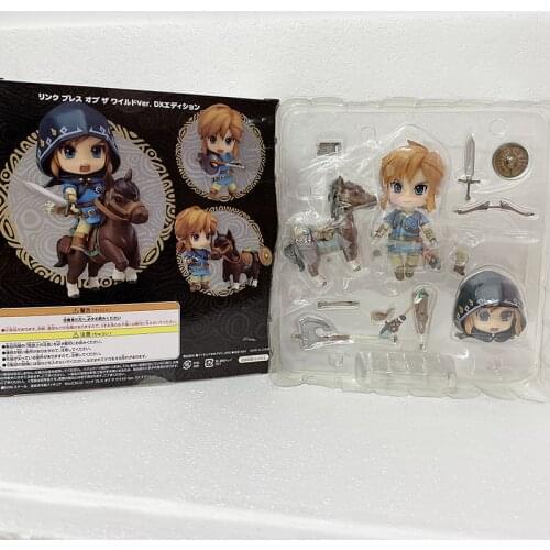 Zelda Figure 733-DX Breath of the Wild 733 Ver Edition Deluxe Version Action Figure link Figure Toy Doll Gift For Christma 10CM