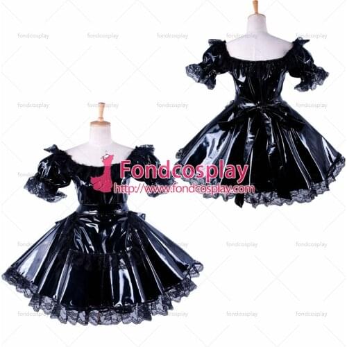 Sissy Maid Pvc Dress Uniform Cosplay Costume Tailor-made[G1414]