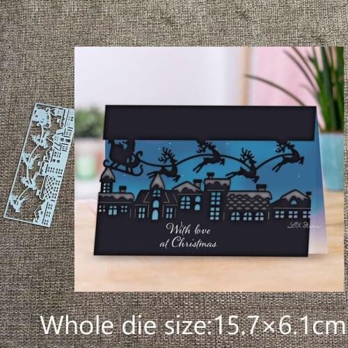 New Design Craft Metal stencil mold Cutting Dies Twasthe Night frame scrapbook die cuts Album Paper Card Craft Embossing