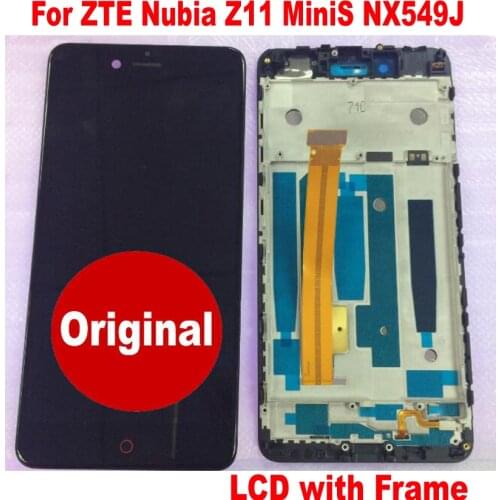Original Best Glass Sensor For ZTE Nubia Z11 Mini S NX549J LCD Display Touch Panel Screen Digitizer Assembly + Frame Pantalla