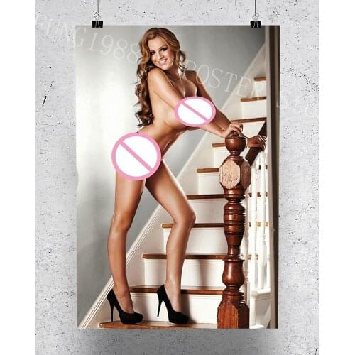 S192 Jordan Carver 02 Star Sexy Beautiful Girl Model Wall Poster Prints Silk Art Painting For Home Bedroom Decor Christmas Gift
