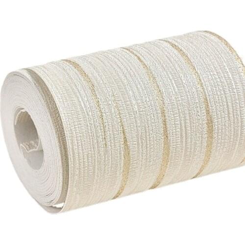 Texture Strip 3D Wallpapers Beige White Blue Self Adhesive Removeable Wallpaper Vinyl Wall Sticker for Bedroom Living Room Decor