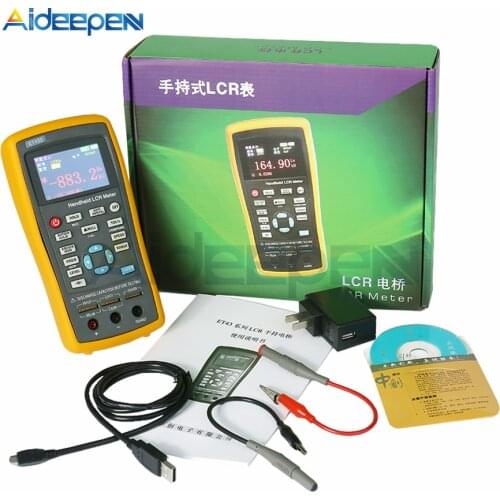 ET430 ET431 ET432 ET433 LCR Capacitance Meter Handheld Professional Measuring Capacitance Resistance Capacitor Circuit Tester
