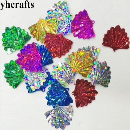 20gram/Lot 20x22mm Fan sequin Craft material Kindergarten crafts Intelligence Creative activity item DIY toys Kids handy work