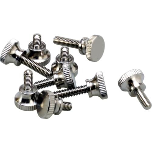 M2 Knurled Screws Thumb Screws M2x3 4 5 6 8mm Knurled Head Thumb Screws Shoulder Type Stainless Steel Metric Pack of 20