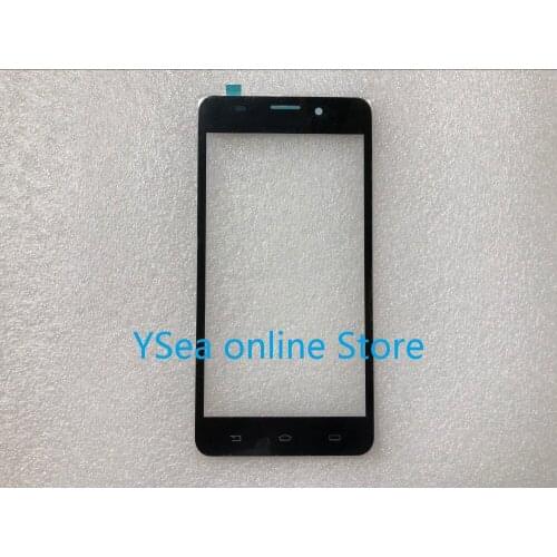 New Replacement Black Front Outer Glass Lens Repair Touch Screen Outer Glass For Philips Xenium v526 Phone part 5.0"