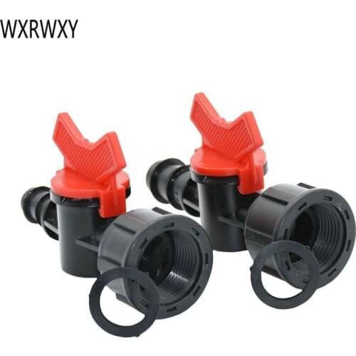 16mm 20mm hose Garden tap connector Female thread G3/4 to the 5/8 1/2 hose irrigation valve onnectors Waterstop cranes 10pcs