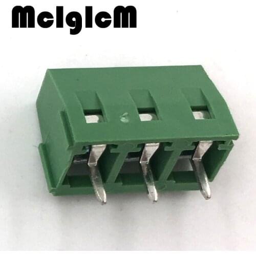 H031-07 200pcs KF127 3P 5.0MM 300V 10A 5.0mm pitch connector pcb screw terminal block connector 3pin Free shipping