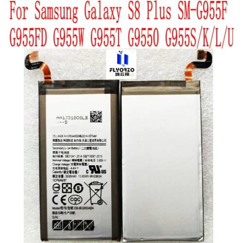 New High Quality 3500mAh EB-BG955ABA Battery For Samsung Galaxy S8 Plus SM-G955F G955FD G955W G955T G9550 G955S/K/L/U Cell phone