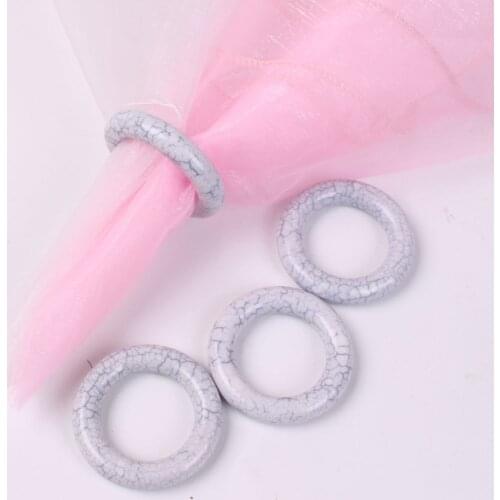30pcs European and American imitation marble pattern simple napkin ring Western restaurant mouth cloth ring