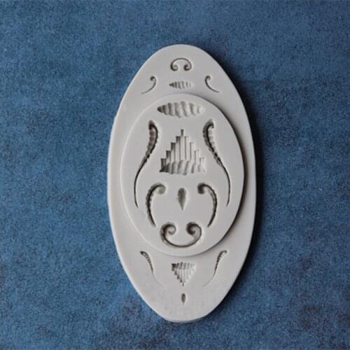 3D Stereoscopic European Lace Series Silicone Cake Decoration Tool Cake Edge Turn Sugar - Mold Kitchen DIY Mold A1193