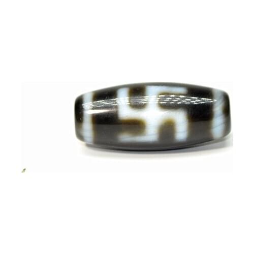 High Quality 12*29mm Natural Agate Beads Million words Tibetan Dzi Beads Buddhist Jewelry&Two Tone Tibetan Dzi Beads For Making