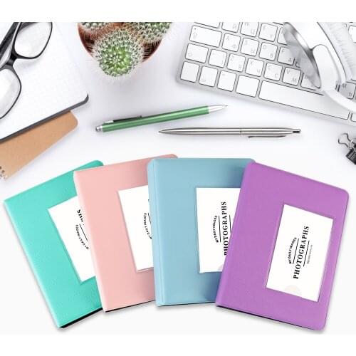 Picture Case 64Pockets for Fujifilm Instax Mini Film Insert Pocket Photo Album Album Graphy Mini Instant Polaroid Photo Album