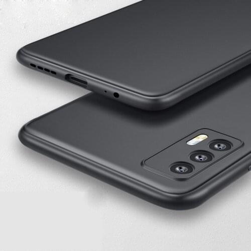 Case for Realme GT Neo Flash 5G Black Matte Soft TPU Cover for Realme GT RMX2202 Q3 Pro Q3i Couqe Fundas