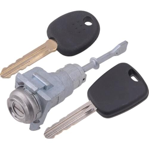 Car Front Left Side Door Lock Cylinder With Key Replacement Fit for Hyundai Elantra 2006 2007 2008 2009 2010