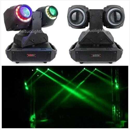 E-1pcs-20pcs Mini double moving head with wash 2x30w 4in1 2 eyes led beam moving head for dj disco