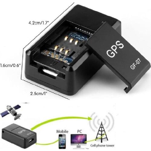GF-07 Mini Magnetic Car GPS Tracker Locator Real Time Enhanced Tracking Device Anti-theft Vehicle Car Motorcycle Truck Universal