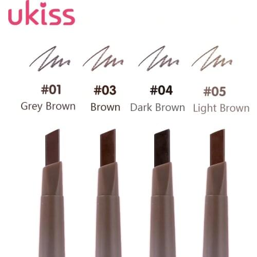 UKISS Eyebrow Pencil Waterproof, Sweat-Proof, Long-Lasting, Non-Marking, Non-Smudged, Thin Head For Female Beginners