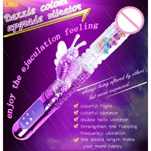 LIBO Happy Vibrators for Women Magic Wand Massager Vibrator Sex Toys for Woman Clitoris Stimulator Erotic Toys