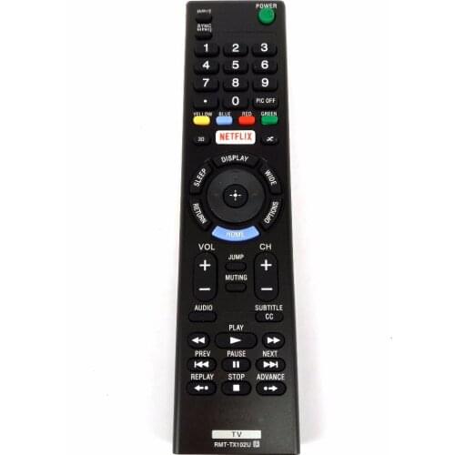 New RMT-TX102U KDL-48R510C Replaced Remote fit for Sony TV KDL-32R500C KDL-40R510C KDL-40R530C KDL-40R550C KDL-48R530C KDL-48R55