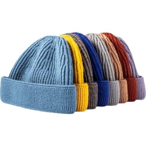 Hats For Women Autumn Winter Hats Solid Color Ear Protection Foldable Keep Warm Unisex Men Cap Female Cover Head Cap Beanie Hats