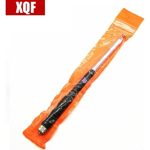 XQF FP10120 Telescopic Antenna SMA-F VHF 136-174MHz for Kenwood BAOFENG UV-5R BF-888S Two Way Radio
